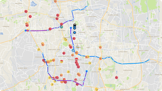 GoWithMi联合印尼最大出行广告公司开创数字孪生车体广告新市场