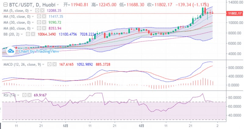 六月最后一日平稳运行，七月市场更加火热
